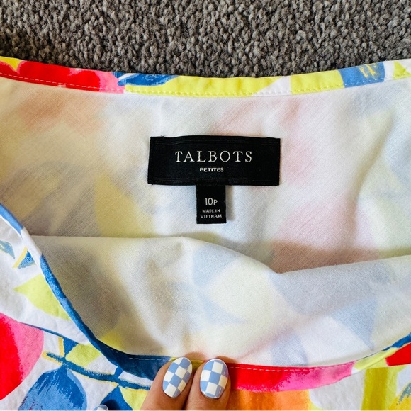 Talbots | Floral & Citrus A-Line Skirt - Picture 4 of 6